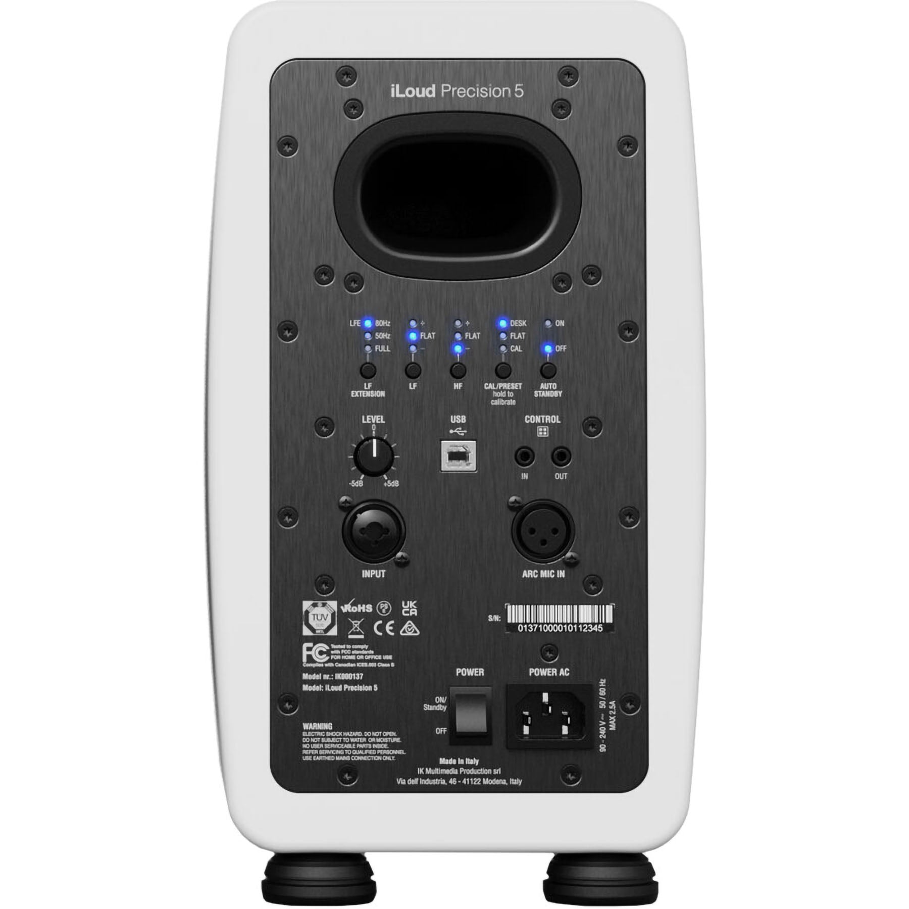 IK Multimedia iLoud Precision 5 Active 2-way 135W 5- inch Studio Monitor (single)