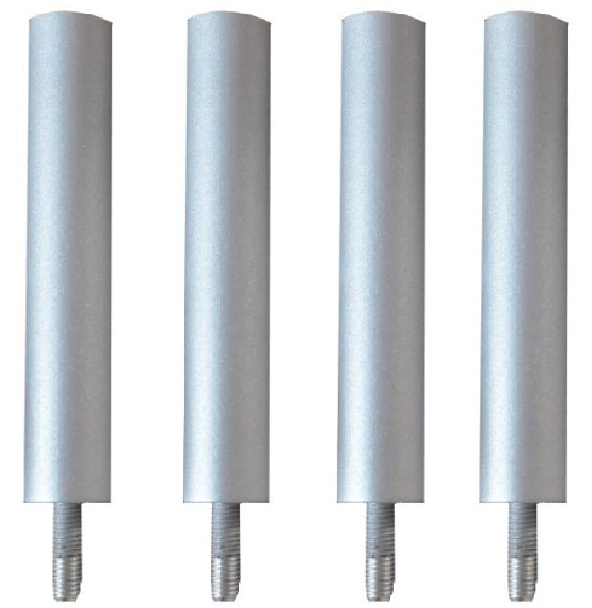 Quadraspire 19mm Rack Columns - Silver