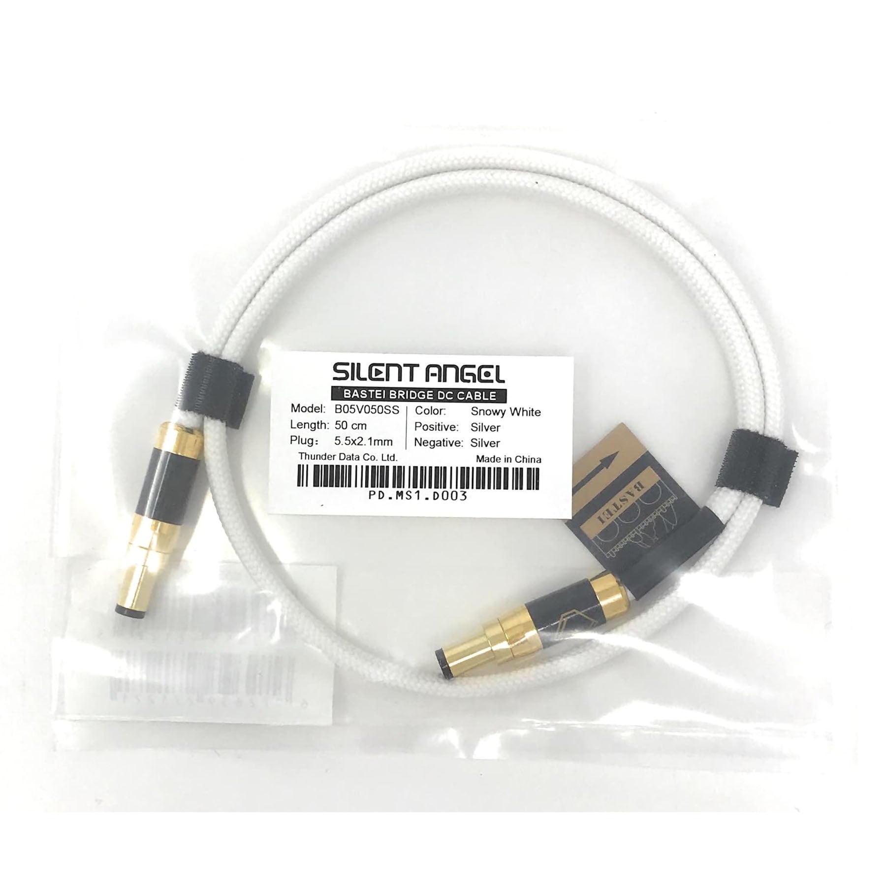 Silent Angel Snowy White DC Upgrade Cable - Bastei Series