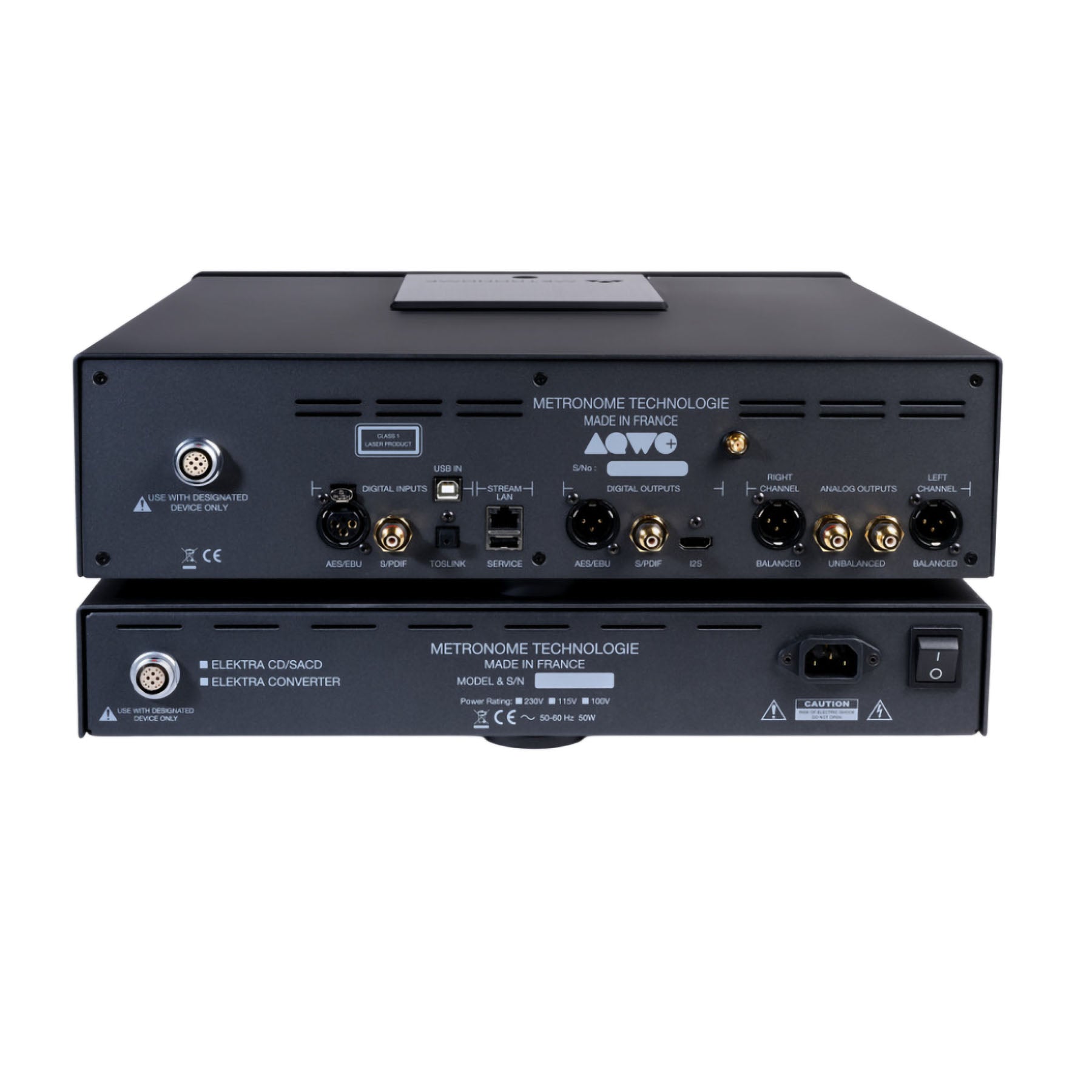 Metronome AQWO 2+ Hybrid DAC / SACD/CD Player / Streamer and Power Supply