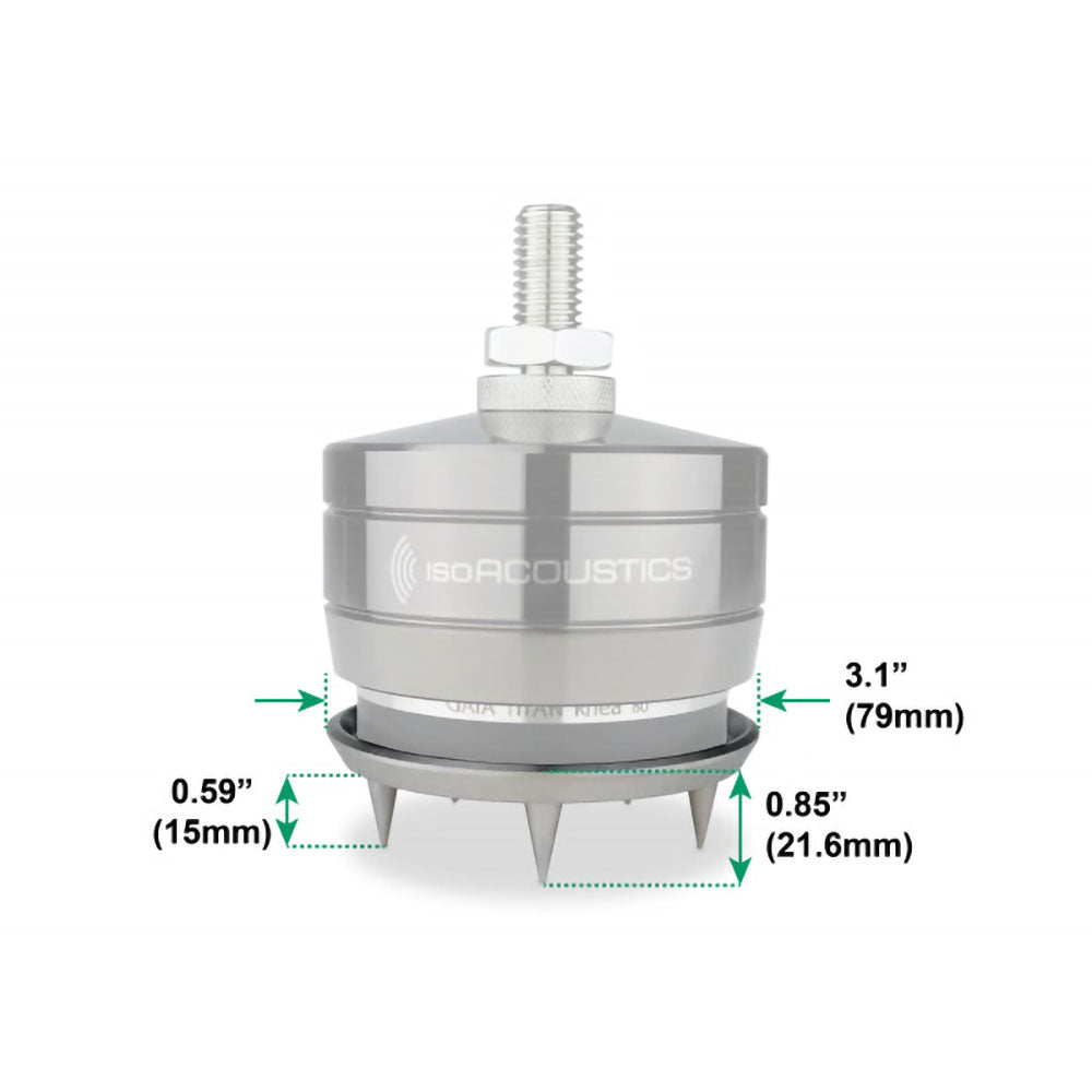 IsoAcoustics Gaia Titan Rhea 80 (set of 4)