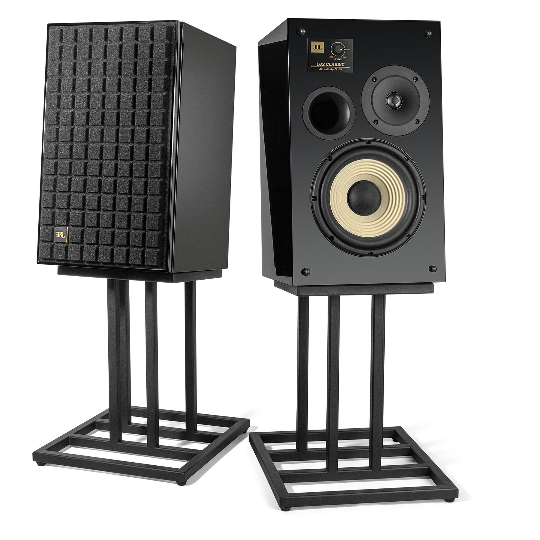 JBL L82 Classic Black Gloss Edition 8-inch 2-way Bookshelf Loudspeaker (pair)