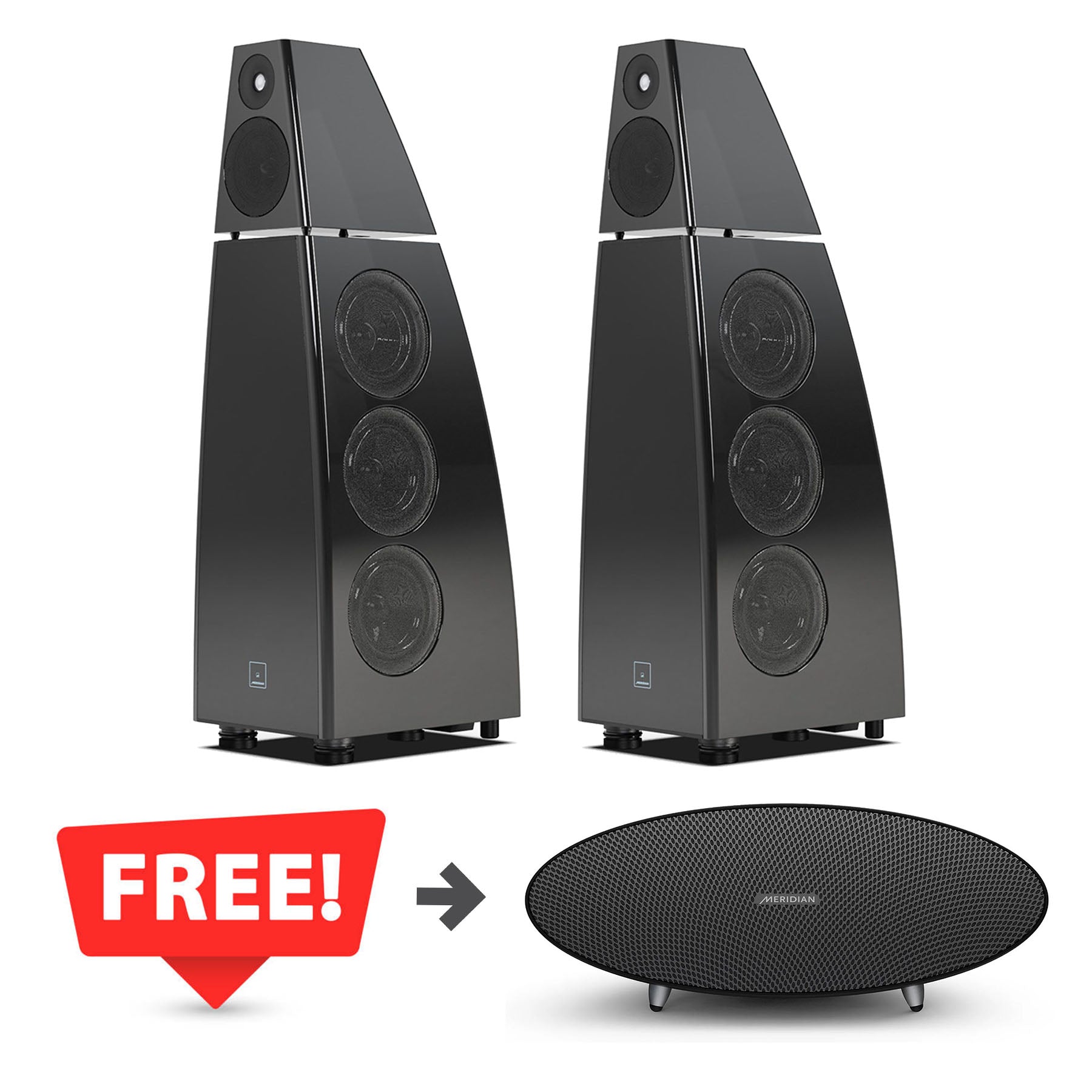 Meridian DSP8000 XE Floorstanding Loudspeaker (pair) [FREE The New Meridian Ellipse]