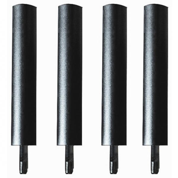 Quadraspire 19mm Rack Columns - Black (Set of 4)