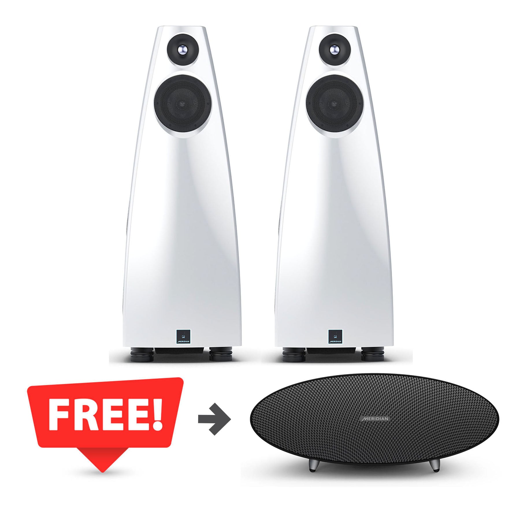 Meridian Audio DSP 9 Digital Active Loudspeaker (pair) [FREE The New Meridian Ellipse]