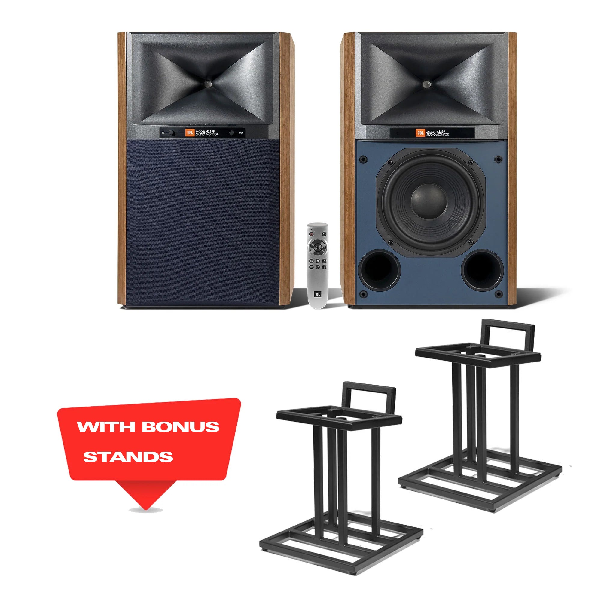 JBL 4329P Studio Monitor Powered BookshelfLoudspeaker System