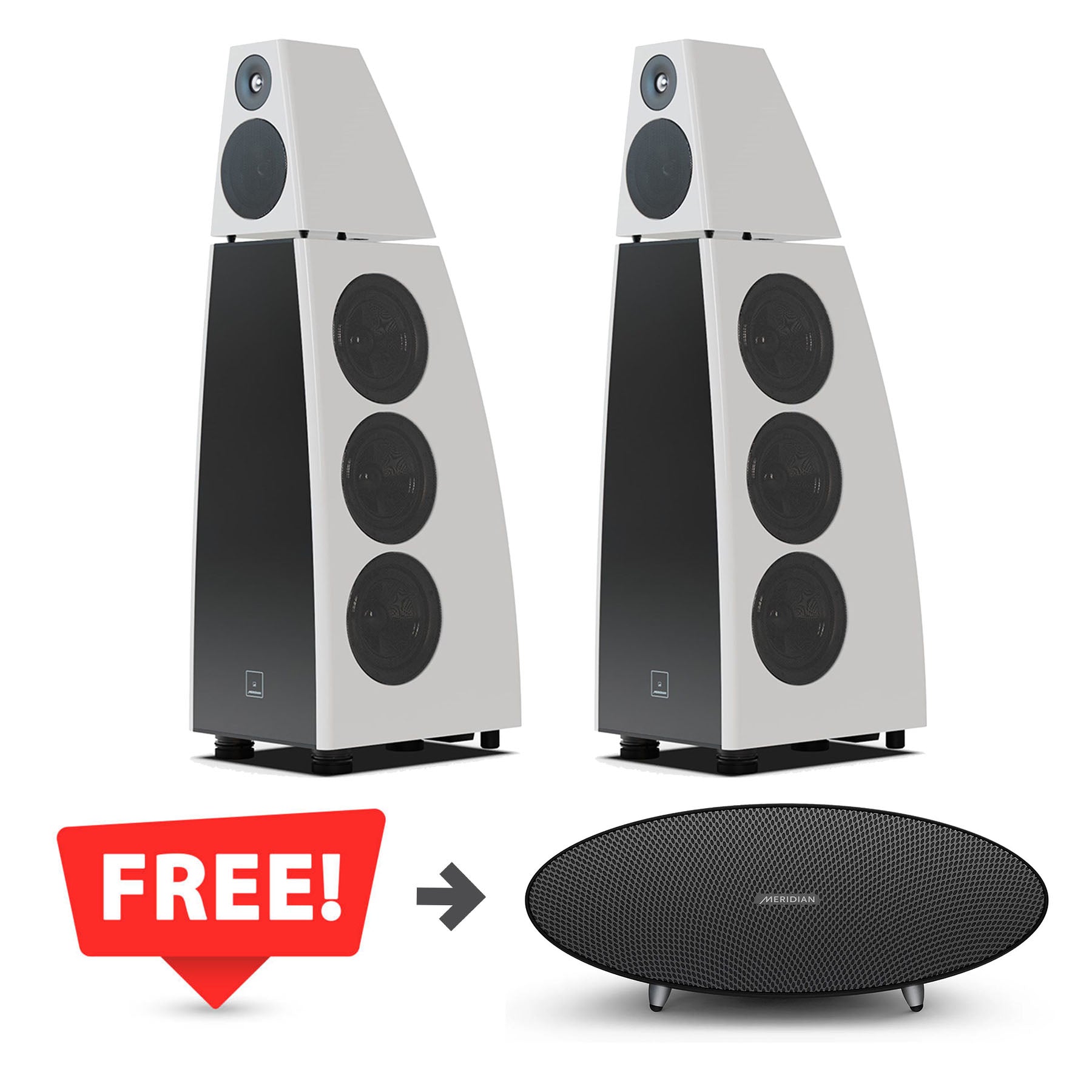 Meridian DSP8000 XE Floorstanding Loudspeaker (pair) [FREE The New Meridian Ellipse]