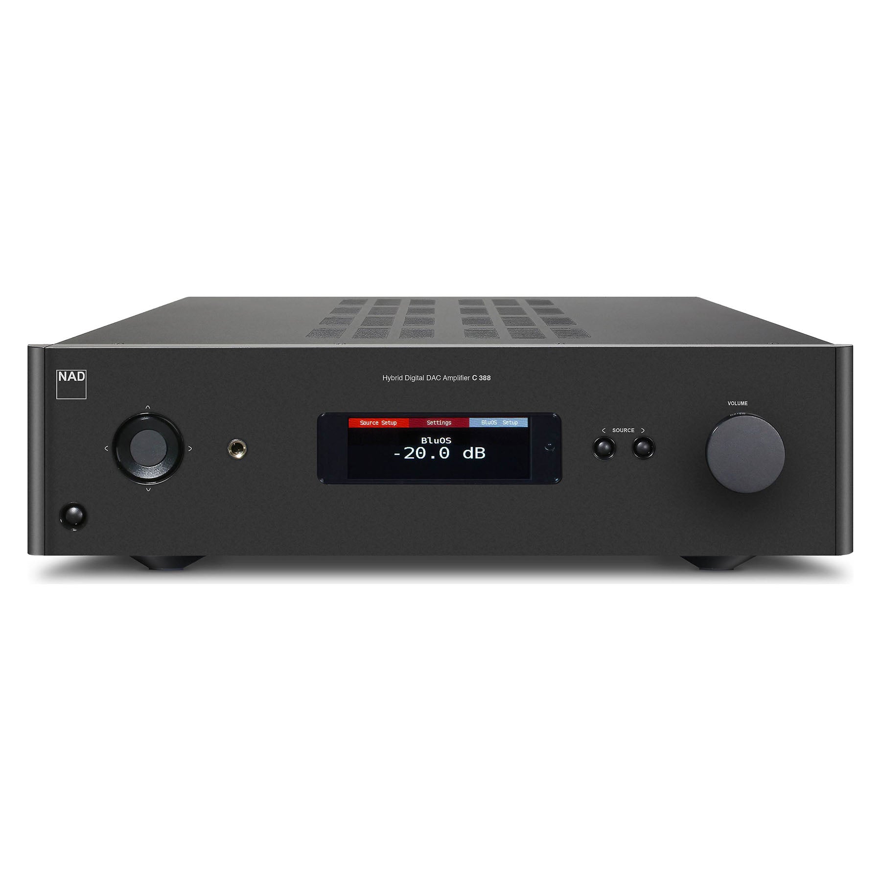 NAD C 388 Integrated Hybrid Digital™ DAC Amplifier with BLU-OS installed